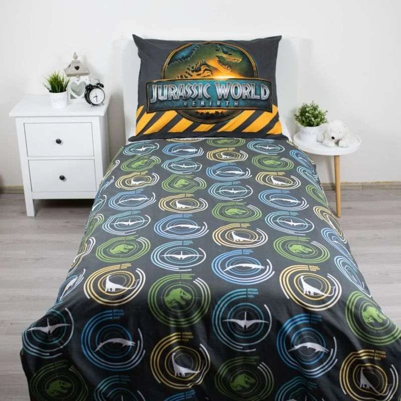JERRY FABRICS Povlečení Jurský Svět Trex Bavlna, 140/200, 70/90 cm