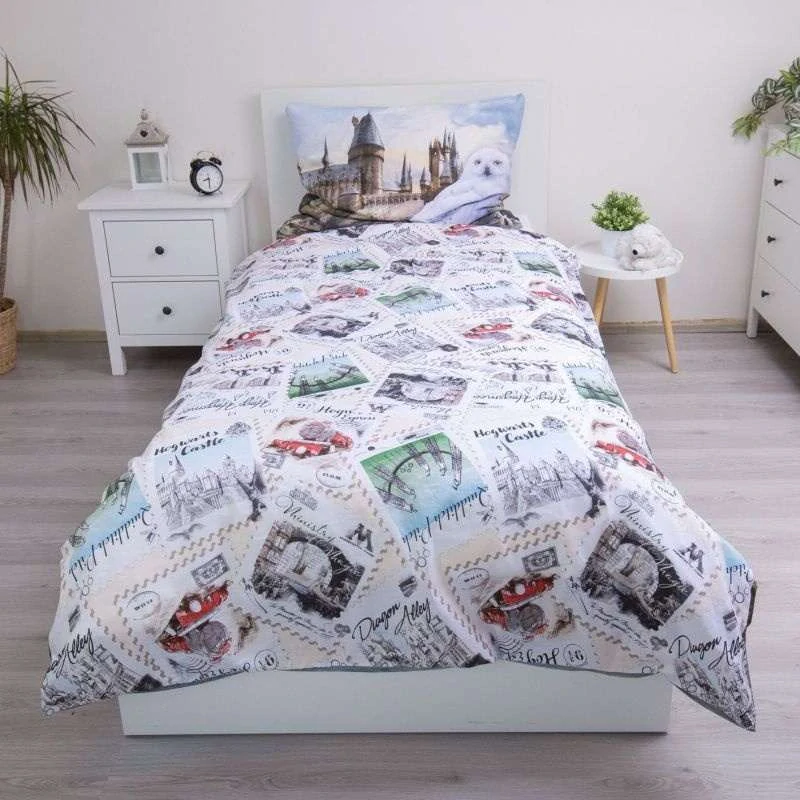 JERRY FABRICS Povlečení Harry Potter Hedwig 02 Bavlna, 140/200, 70/90 cm