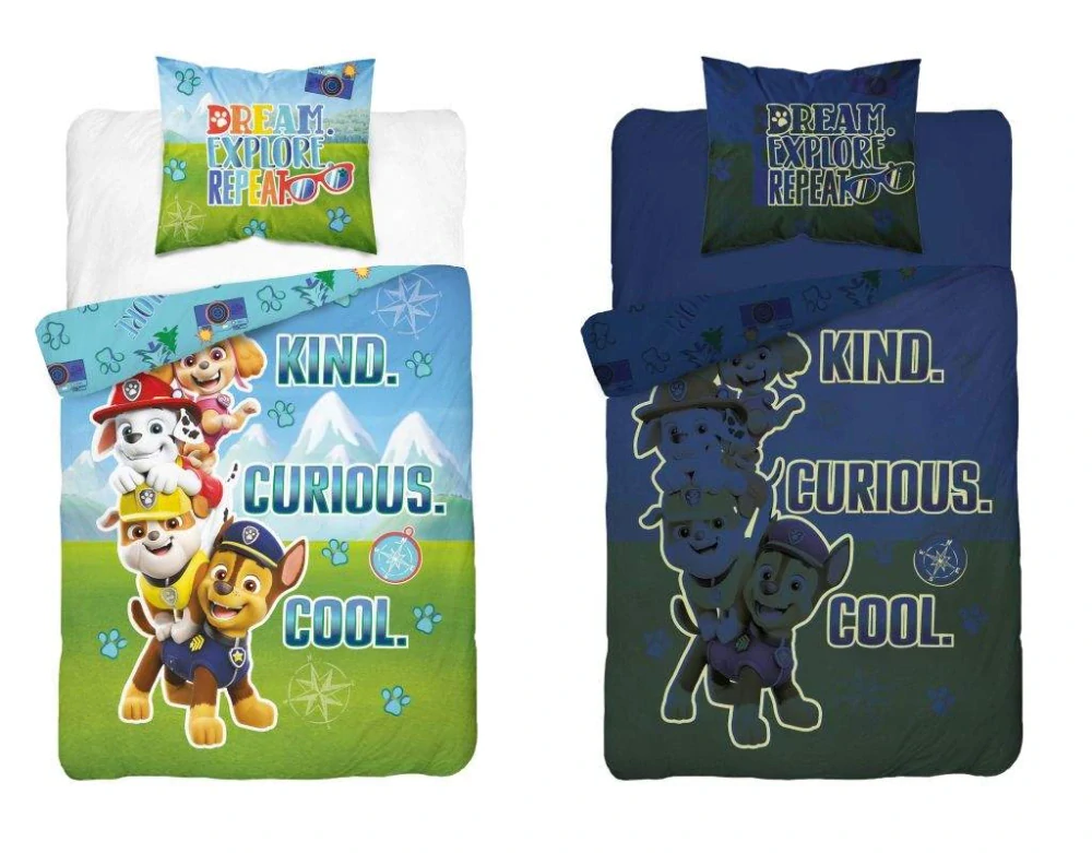 DETEXPOL Povlečení Paw Patrol dream svítící  Bavlna, 140/200, 70/80 cm
