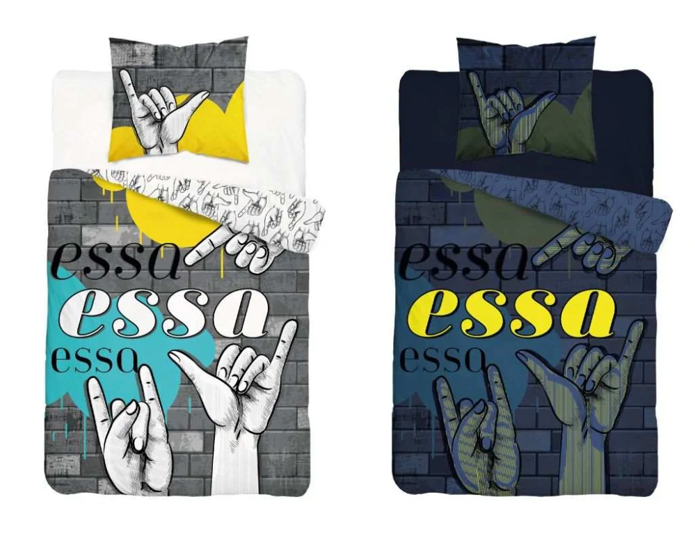 DETEXPOL Povlečení Essa svítící  Bavlna, 140/200, 70/80 cm