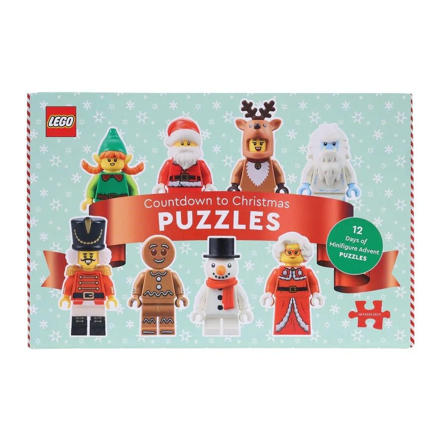 Chronicle Books Puzzle LEGO® Advetní kalendář 12 v 1