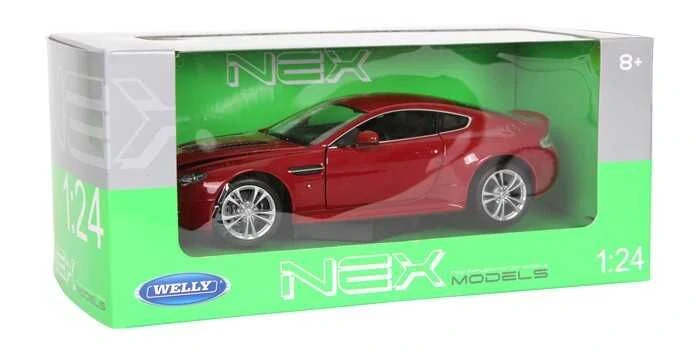 Welly Aston Martin V12 Vantage 1:24 červený