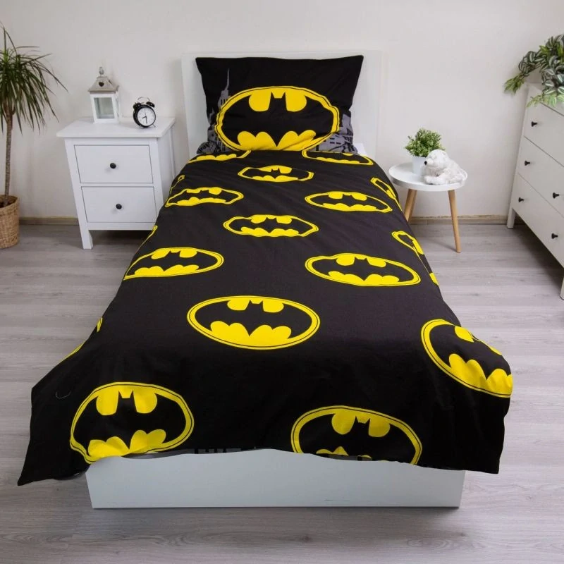 JERRY FABRICS Povlečení Batman The Emblem Bavlna, 140/200, 70/90 cm