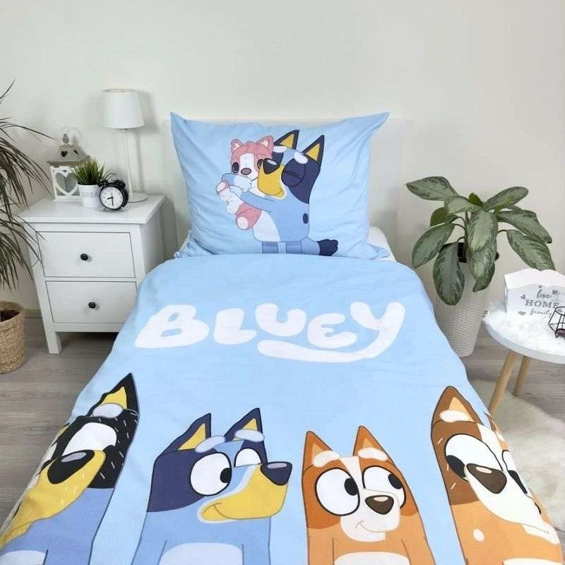 JERRY FABRICS Povlečení Bluey Bavlna, 140/200, 70/90 cm