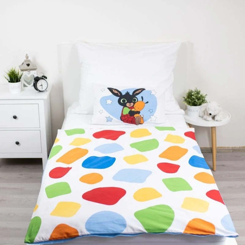 JERRY FABRICS Povlečení do postýlky Králíček Bing Flop baby Bavlna, 100/135, 40/60 cm