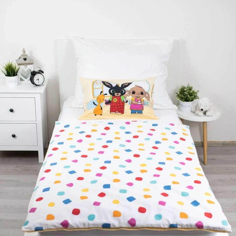 JERRY FABRICS Povlečení do postýlky Králíček Bing Playroom baby Bavlna, 100/135, 40/60 cm