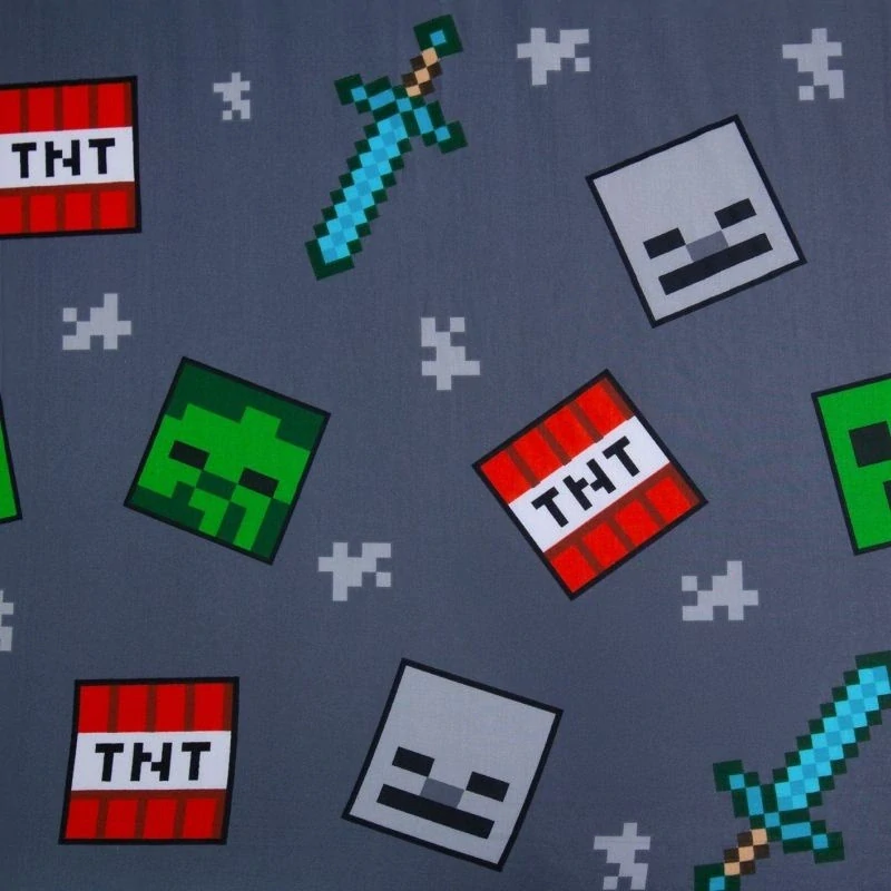 JERRY FABRICS Prostěradlo Minecraft We got this Bavlna, 90/200 cm