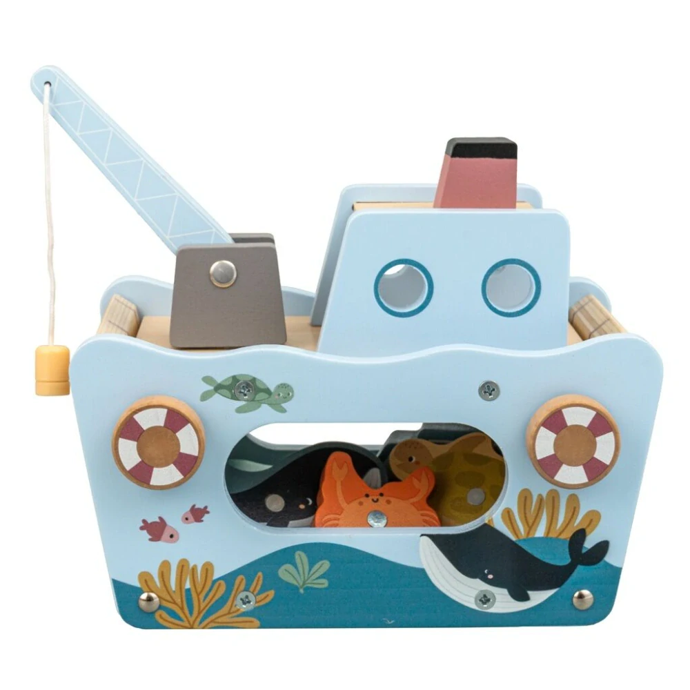 2Kids Toys Magnetická hračka Rybářská loď