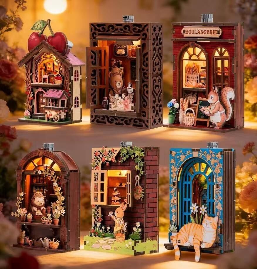 2Kids Toys 3D dřevěná skládačka Magnet Veverčina pekárna