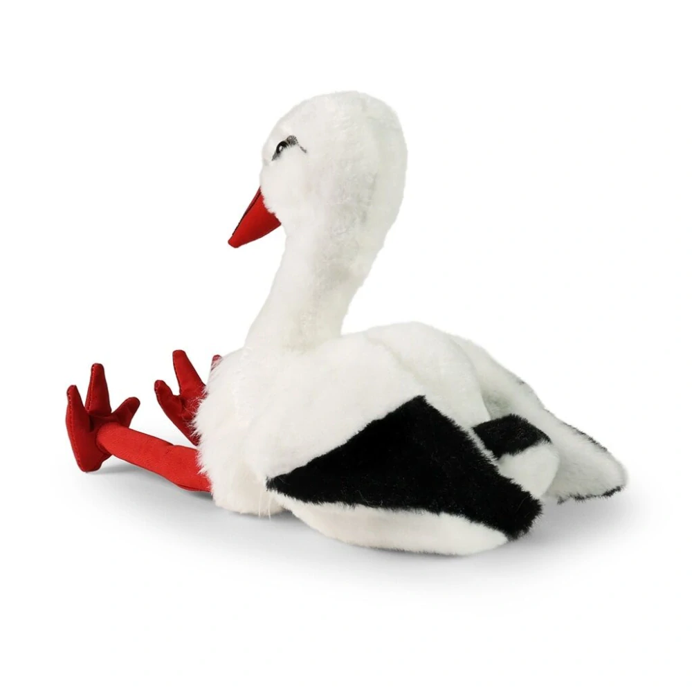 Rappa Plyšový čáp 32 cm ECO-FRIENDLY PLUSH WORLD