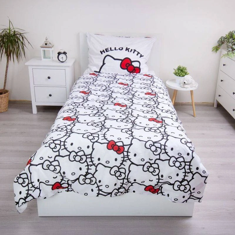 JERRY FABRICS Povlečení Hello Kitty Bavlna, 140/200, 70/90 cm