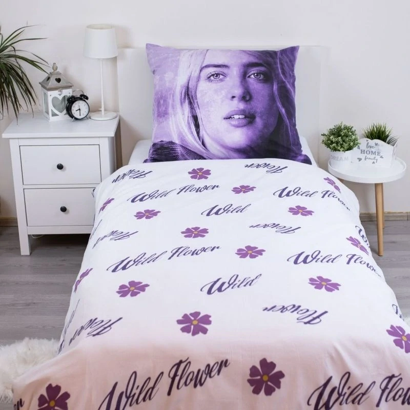 JERRY FABRICS Povlečení Billie Eilish Bavlna, 140/200, 70/90 cm