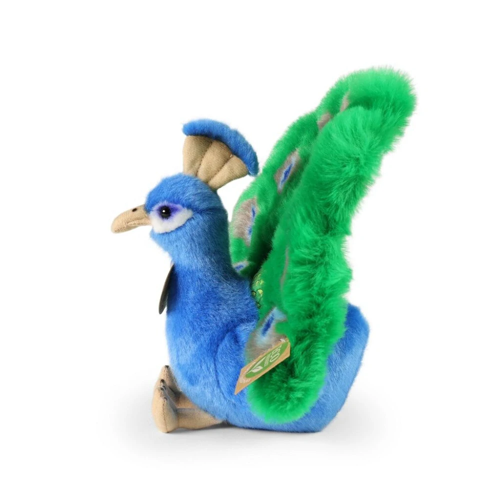 Rappa Plyšový páv 22 cm ECO-FRIENDLY