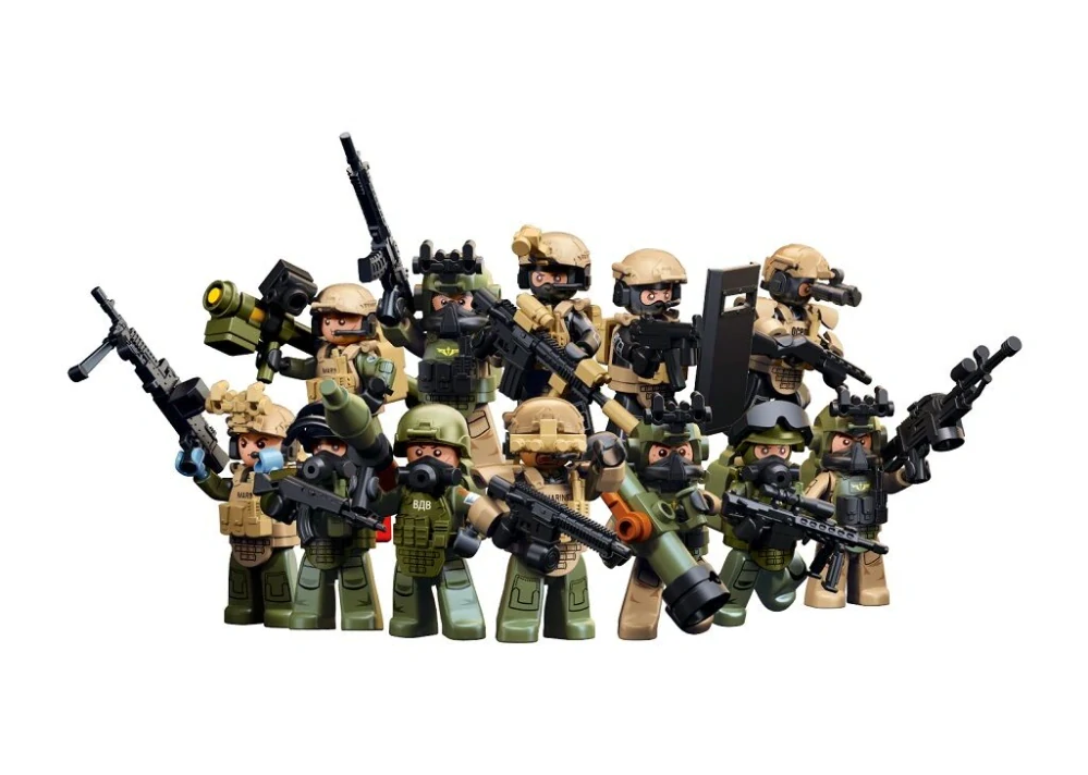 Sluban Army M38-B1636 Moderní vojenská minifigurka 1 ks