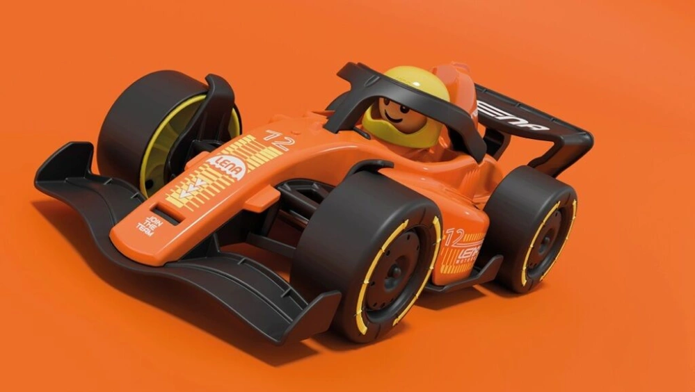 Lena Závodní vůz Formule oranžová