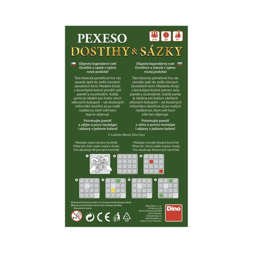 Dino Pexeso Dostihy a sázky