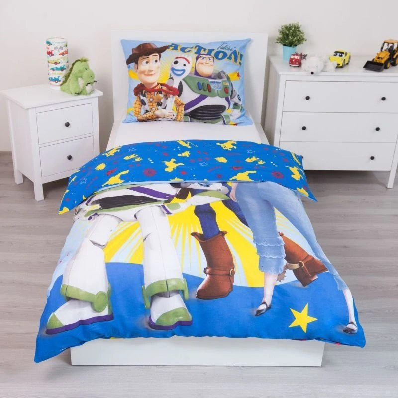 JERRY FABRICS Povlečení Toy Story 4 Příběh hraček Bavlna, 140/200, 70/90 cm