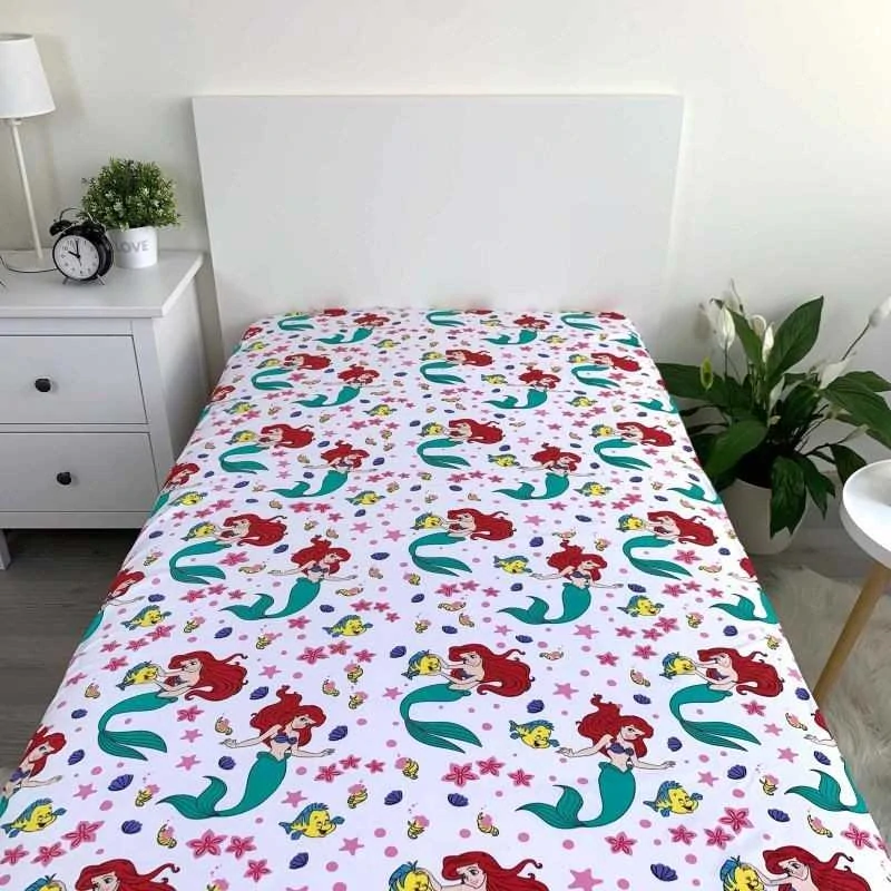 JERRY FABRICS Prostěradlo Ariel Friends 02 Bavlna, 90/200 cm