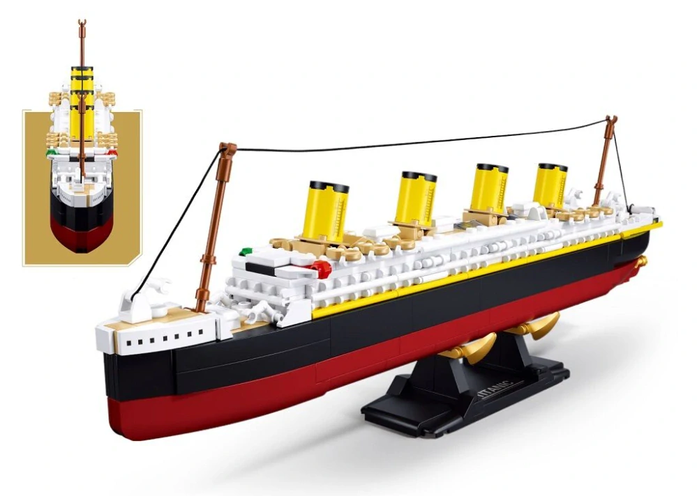 Sluban Model Bricks M38-B1551 Titanic v měřítku 1 : 700