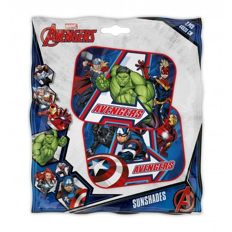 Seven Sluneční clona do auta 2 ks Avengers