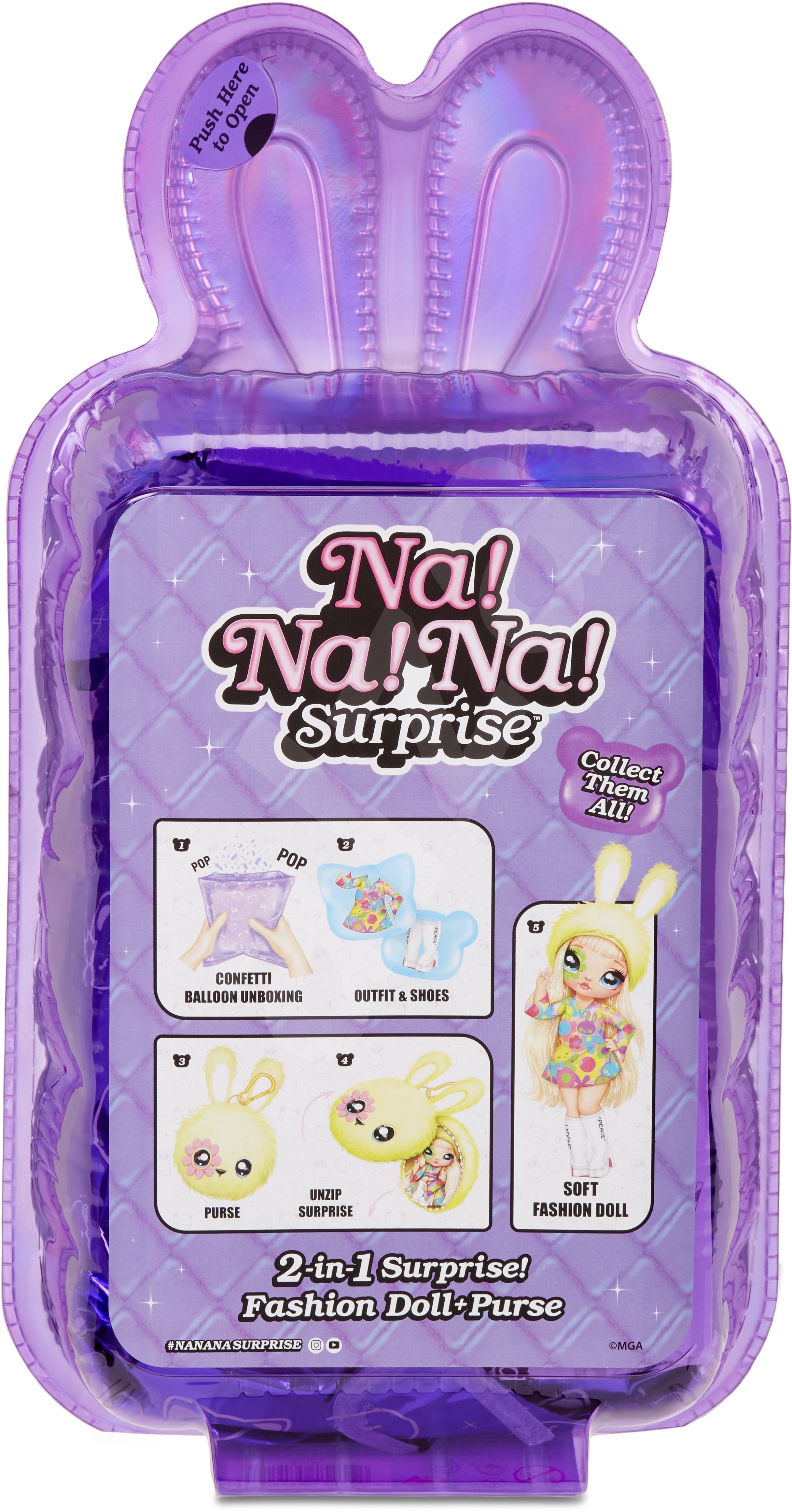 MGA Na! Na! Na! Surprise Panenka v plyšovém zvířátku 2v1 Série 4  Tommy Torro