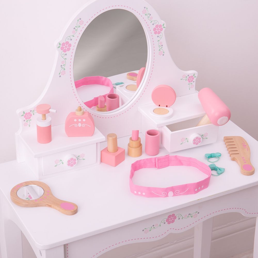 Bigjigs Toys Dřevěná kosmetická souprava