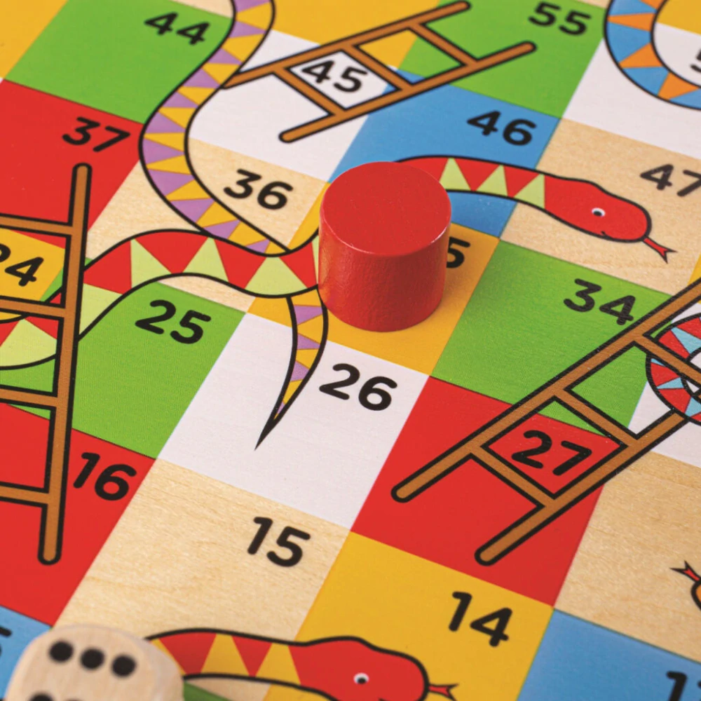 Bigjigs Toys Hadi a žebříky 2