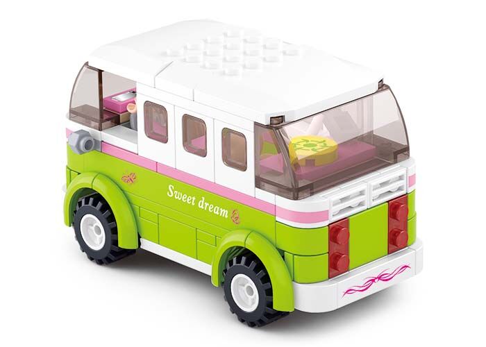 Sluban Girls Dream Town M38-B0523 Obytné auto