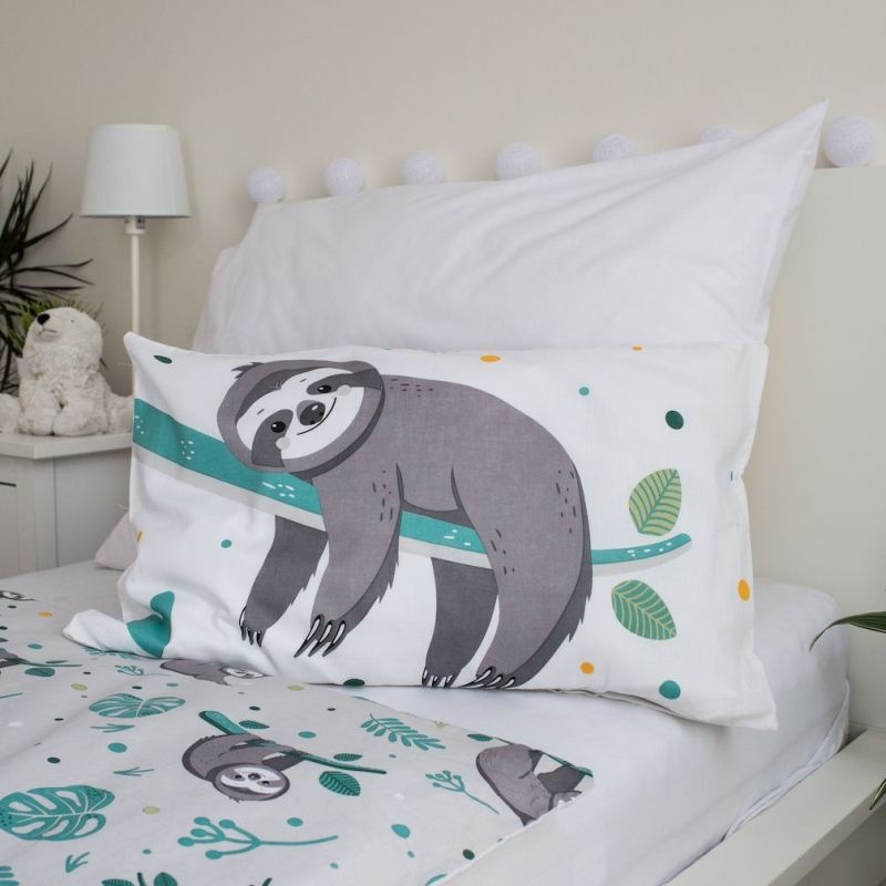 Jerry Fabrics Povlečení do postýlky Lenochod baby  Bavlna, 100/135, 40/60 cm