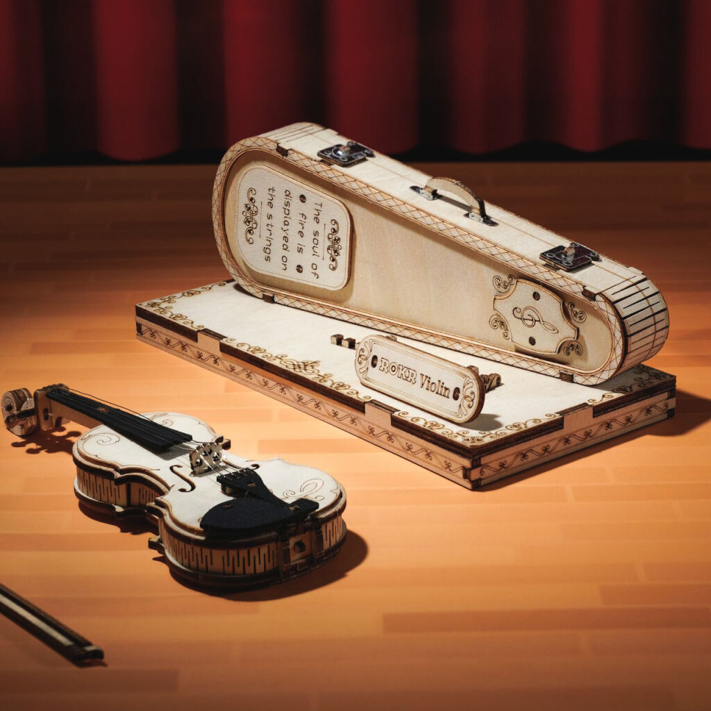 RoboTime 3D dřevěná skládačka Viola