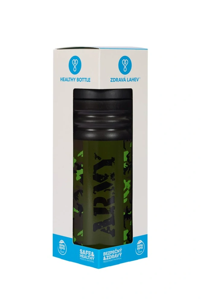 R&B Mědílek Zdravá láhev 0,7l Army