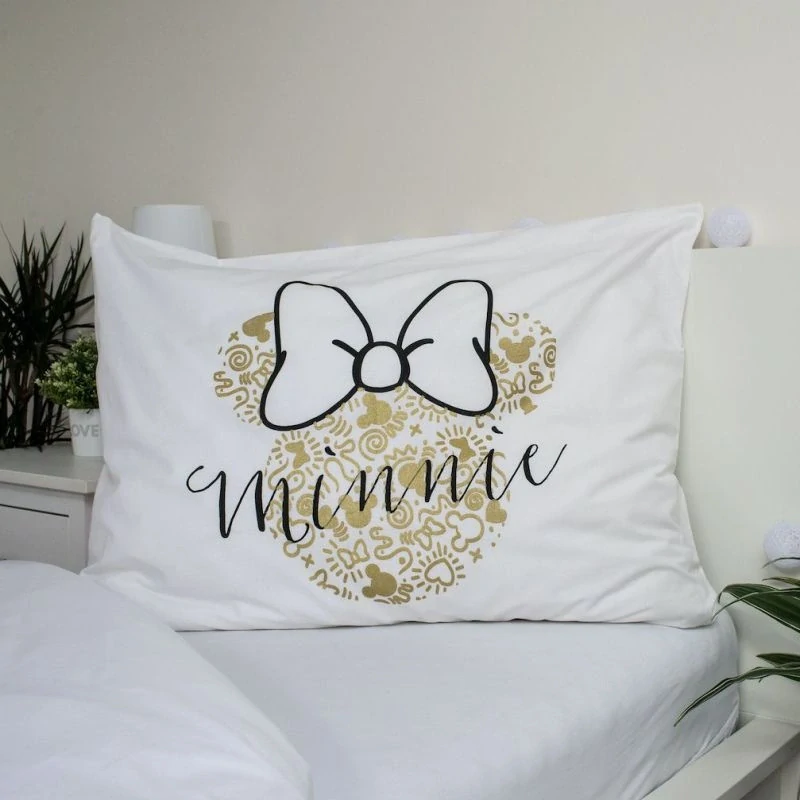 JERRY FABRICS Povlečení Minnie Gold 02 Bavlna, 140/200, 70/90 cm