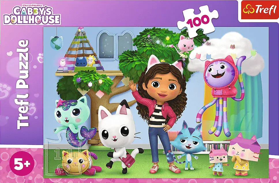 TREFL Puzzle Gábinin kouzelný domek 100 dílků