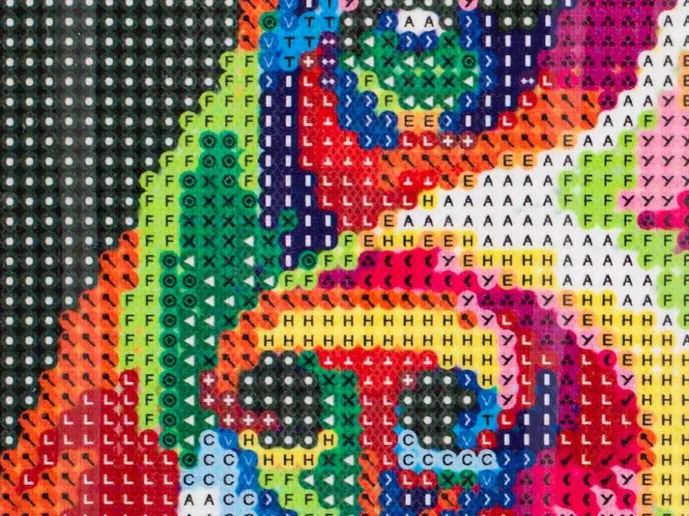 KIK Diamantové malování Pes 40x30cm