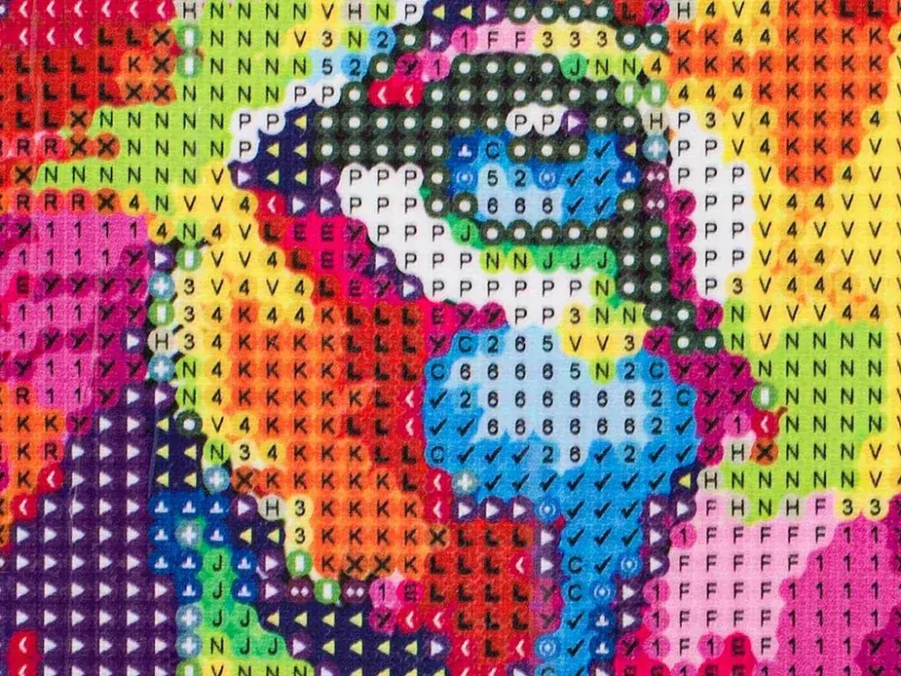 KIK Diamantové malování Lev 40x30cm