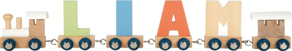 small foot Polární písmenková lokomotiva bílá