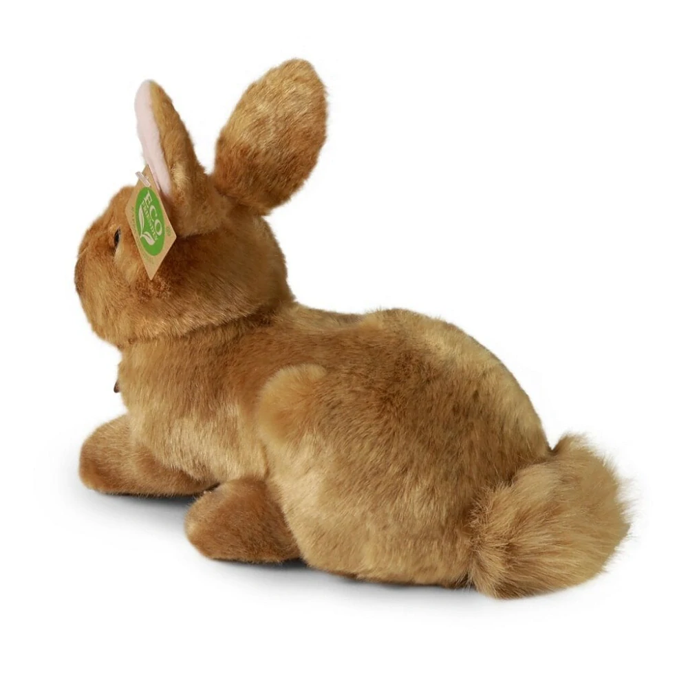 Rappa Plyšový králík hnědý ležící 23 cm ECO-FRIENDLY