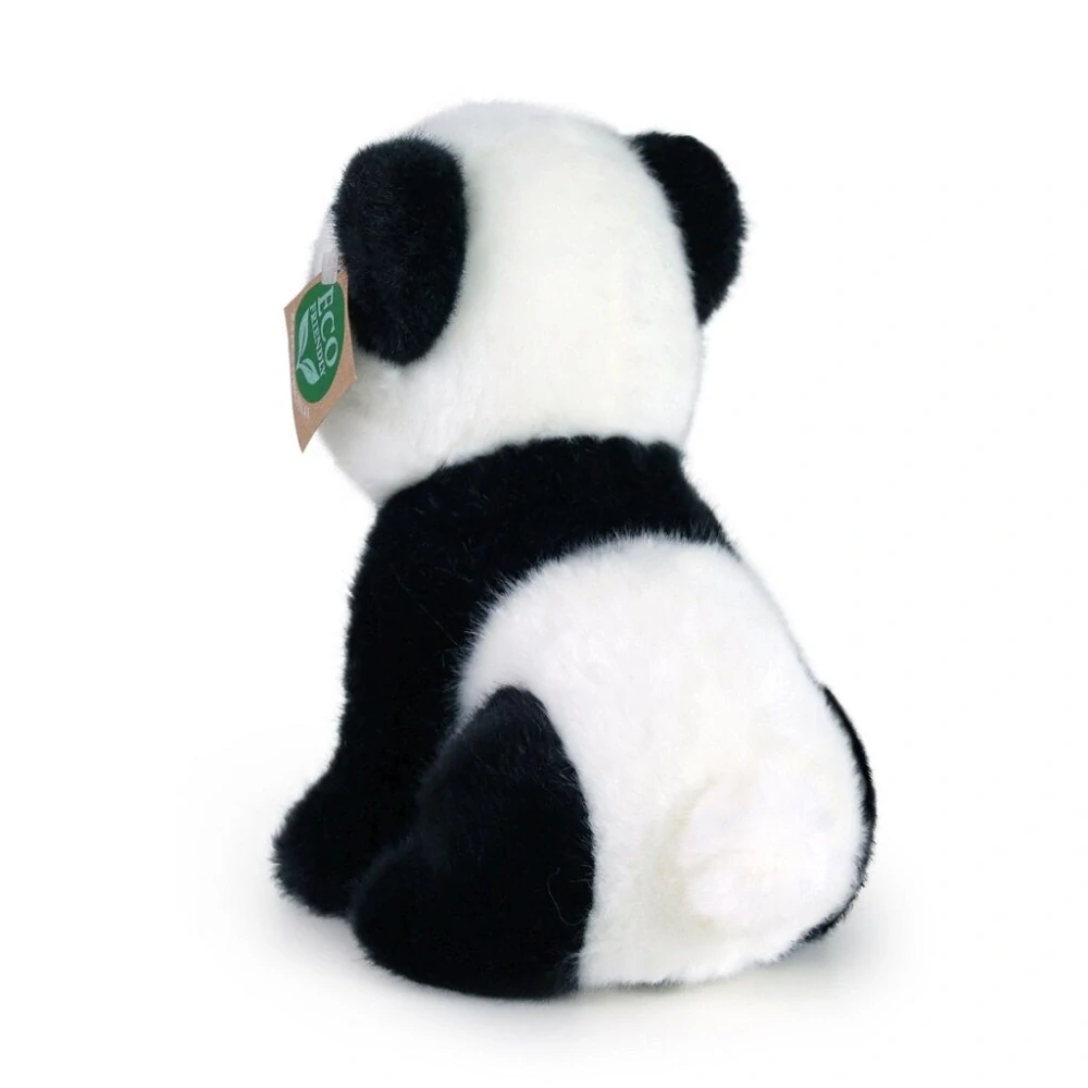 Rappa Plyšová panda sedící 18 cm ECO-FRIENDLY