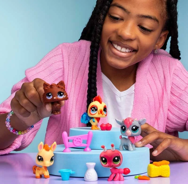 Hasbro Littlest Pet Shop Set zvířátek 5ks Farma