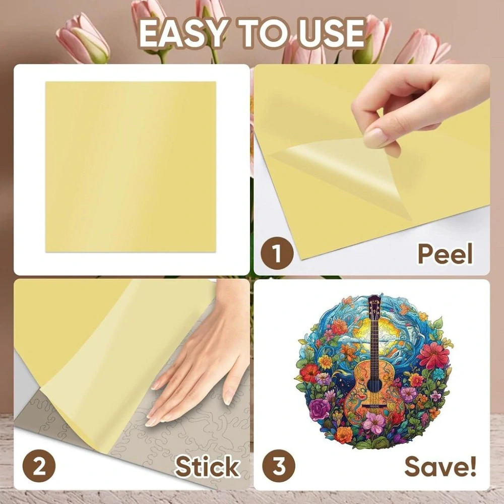 EscapeWelt Dřevěné puzzle Kytara 200 dílků