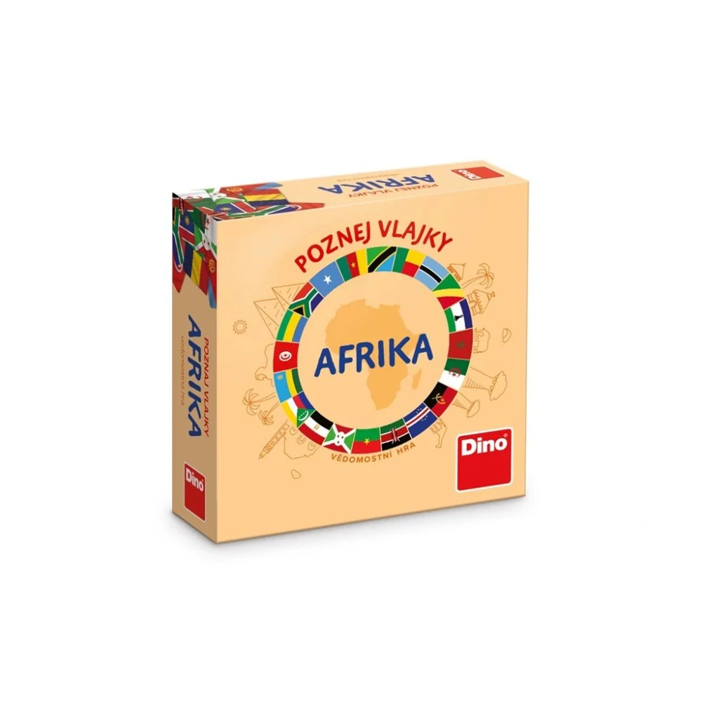 Dino Cestovní hra Poznej vlajky - Afrika