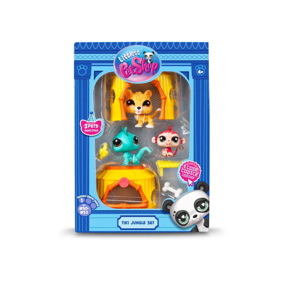 Hasbro Littlest Pet Shop 3 zvířátka Džungle