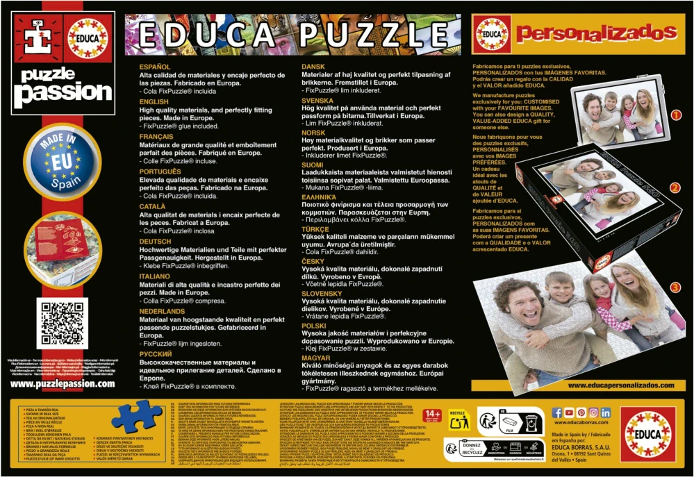 EDUCA Puzzle Kolekce Anne Stokes: Elementární magie Zvěrokruh 1500 dílků