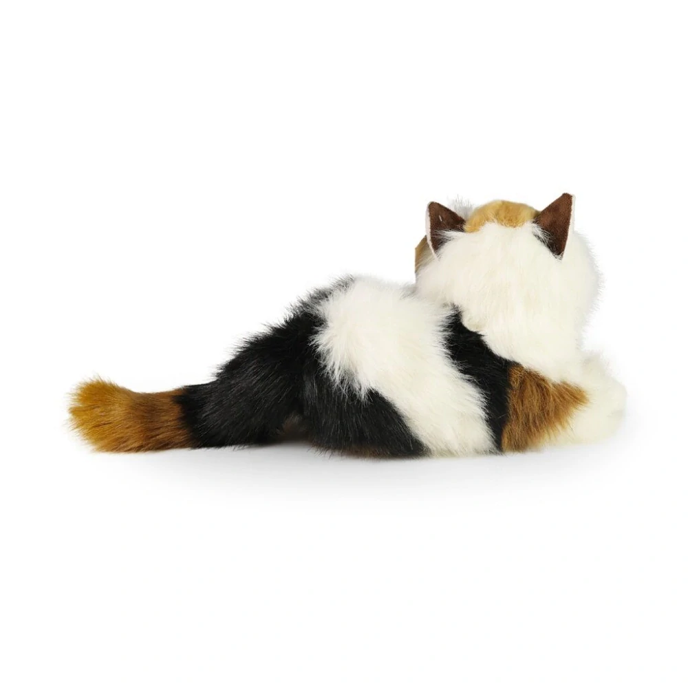 Rappa Plyšová kočka calico trojbarevná 30 cm ECO-FRIENDLY