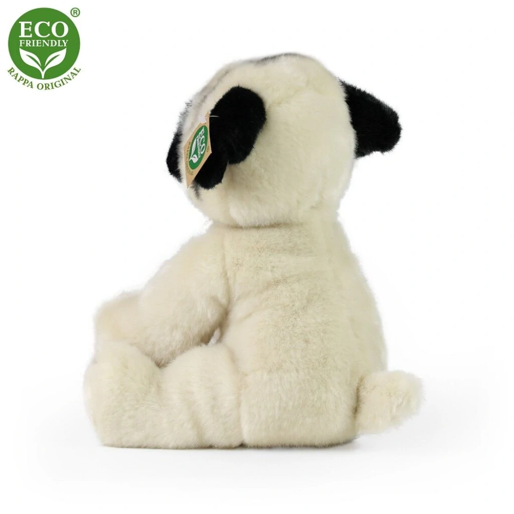 Rappa Plyšový pes mops 30 cm ECO-FRIENDLY