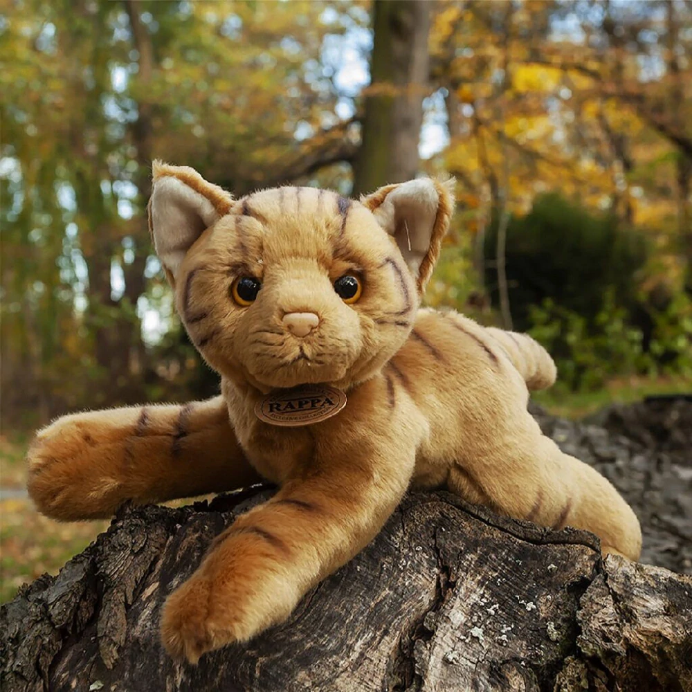 Rappa Plyšová kočka ležící 30 cm ECO-FRIENDLY