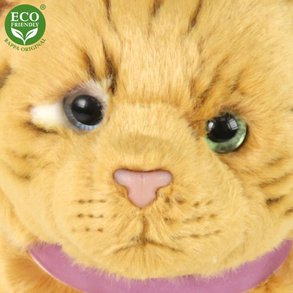 Rappa Plyšová kočka zrzavá 25 cm ECO-FRIENDLY