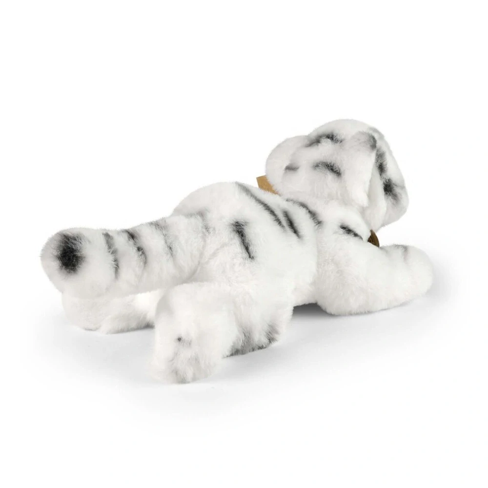 Rappa Plyšový tygr bílý ležící 17 cm ECO-FRIENDLY