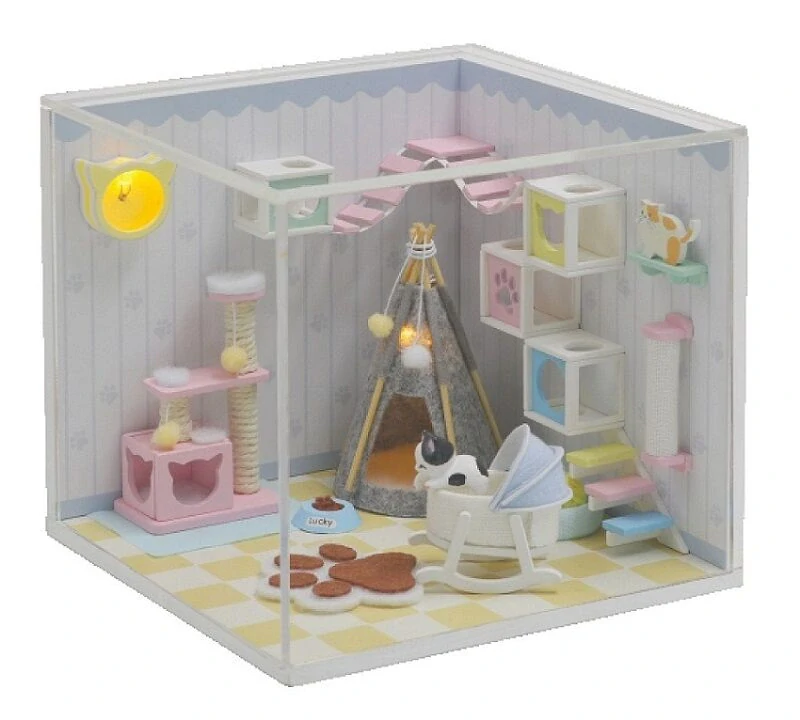 2Kids Toys miniatura domečku Domov kočičky Mňau