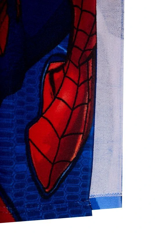 FARO Pončo Spiderman blue micro Polyester - mikrovlákno, 50/100